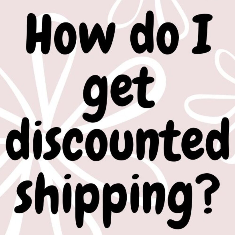 🔥🔥PLEASE READ🔥🔥For Instructions on How To Get Discounted Shipping!